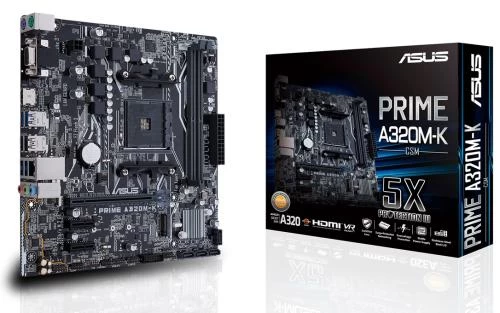 ⏩ Купити Мат.плата AM4 (A320) Asus PRIME A320M-K/CSM Гарантія