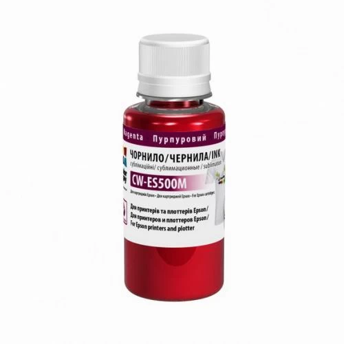 Чорнило сублімаційне ColorWay Epson, Magenta, 100 мл (CW-ES500M01)