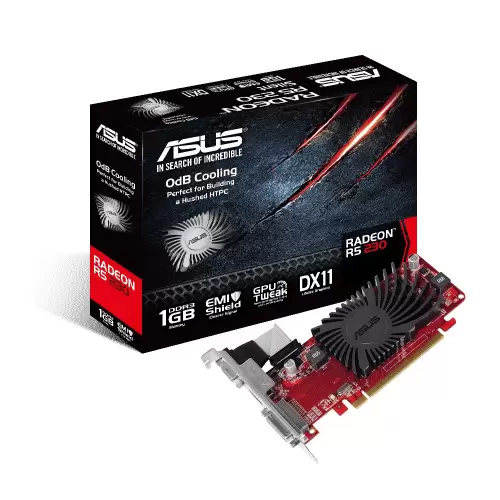 Відеокарта Radeon R5 230, Asus, 1Gb DDR3, 64-bit (R5230-SL-1GD3-L)