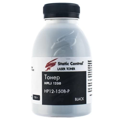 Тонер HP LJ 1200 1000 1300, Canon MF3110 LBP3200, 150 г, Static Control (HP12-150B-P)