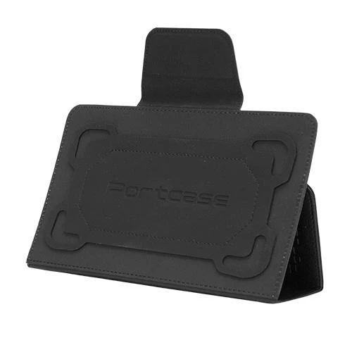 Чохол-підставка 8 PortCase TBL-380BK, Black, штучна шкіра пластик