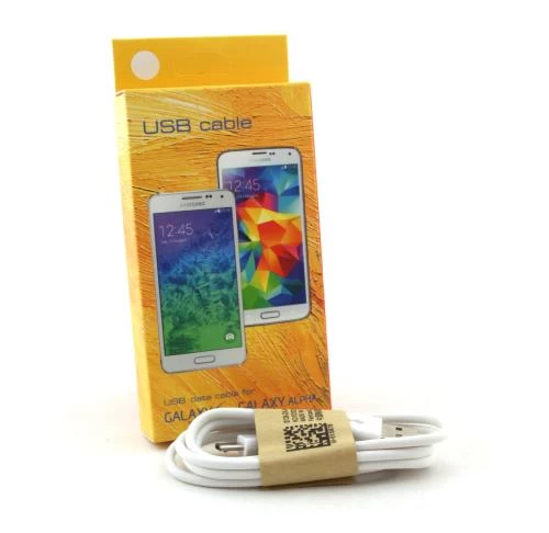 Кабель USB <-> microUSB, Samsung Edition, White, 1 м, Box