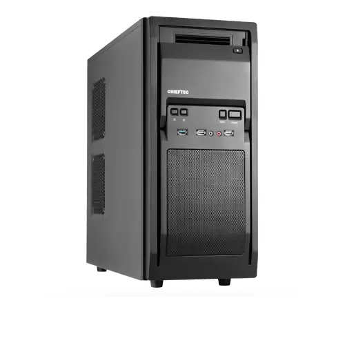 Корпус Chieftec Libra LF-02B-OP Black, без БЖ, ATX