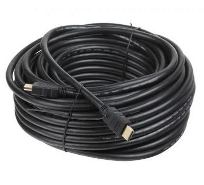 Кабель HDMI - HDMI 20 м Atcom Black, V2.0, позолочені конектори (15582)