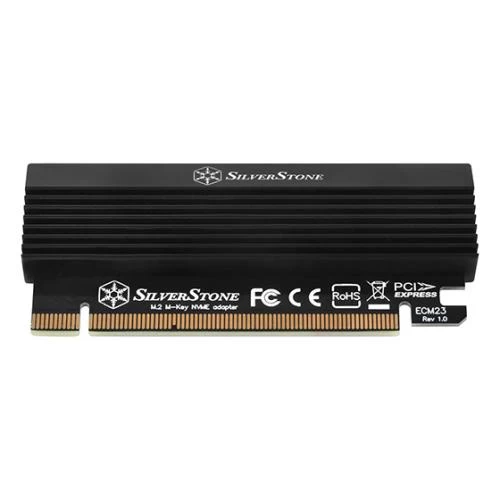 Плата-адаптер SilverStone ECM23, PCI-E 16x, для SSD M.2 (ключ M) (SST-ECM23)