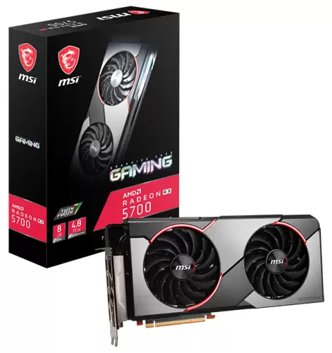 Відеокарта Radeon RX 5700, MSI, GAMING, 8Gb DDR6, 256-bit (RX 5700 GAMING)