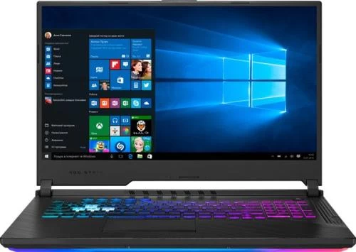 Ноутбук 17 Asus G731GW-H6283T (90NR01Q1-M06280) Gun Metal, 17.3