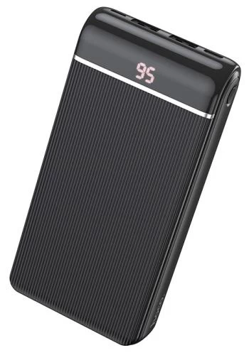 Універсальна мобільна батарея 20000 mAh, Hoco J59A Famous, Black