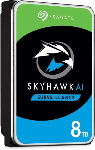 Жорсткий диск 3.5 8Tb Seagate SkyHawk, SATA3, 256Mb, 7200 rpm (ST8000VE000)