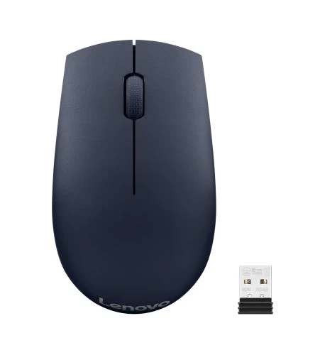 Миша бездротова Lenovo 520, Dark Blue, USB, оптична, 1000 dpi, 3 кнопки, 1xAA (GY50T83714)