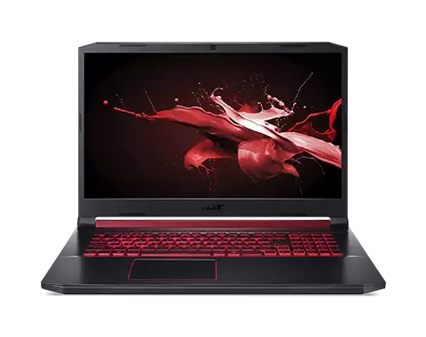 Ноутбук 17 Acer Nitro 5 AN517-51 (NH.Q5DEU.044) Obsidian Black 17.3