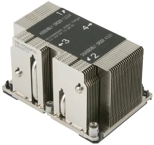 Радиатор Supermicro, 2U, Passive, для LGA3647, до 205W (SNK-P0068PSC)