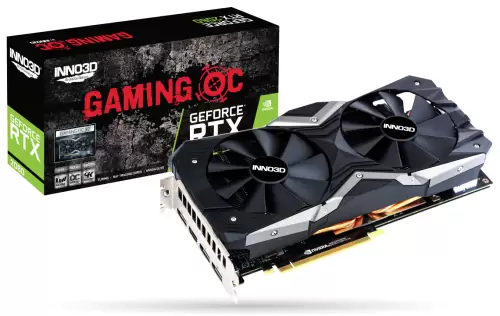 Відеокарта GeForce RTX 2060, Inno3D, GAMING OC X2, 6Gb DDR6, 192-bit (N20602-06D6X-17311165)