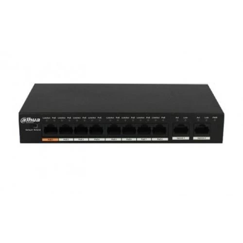 Комутатор Dahua DH-PFS3010-8ET-96, Black