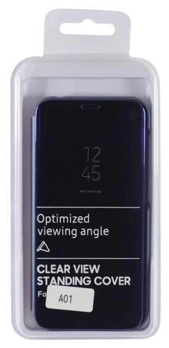 Чохол-книжка для смартфона Samsung A01 2020 (A015), Blue, Clear View Standing Cover