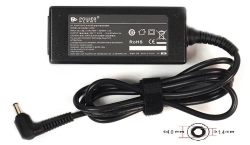 Блок питания PowerPlant для ноутбуков Asus 19V, 2.37A, 45W, 4.0x1.4 (AS45F4014)