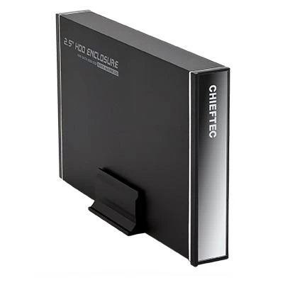 Карман внешний 2.5 Chieftec, Black, 1x2.5 SSD HDD, USB 3.0, алюминевый корпус (CEB-7025S)
