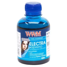 Чорнило WWM Epson Universal ELECTRA, C/CX,T/TX,S/SX,B/BX,R/RX,T/TX,P/PX, Cyan, 200 мл (EU/C)