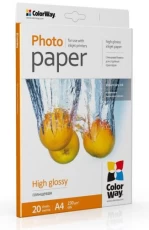 Фотобумага ColorWay, глянцевая, A4, 230 г/м², 20 л (PG230020A4)