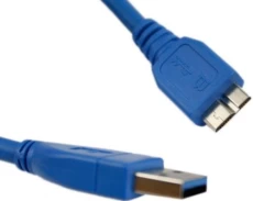 Кабель USB 3.0 AM - microUSB (5P), 1.8 м, Blue, Atcom (12826)