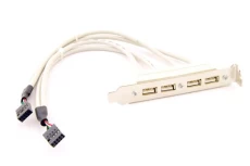 Планка расширения на заднюю панель Atcom, 4xUSB 2.0 (15258)