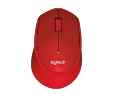 Миша Logitech M330 Silent Plus, Red, USB, бездротова, оптична, 1000 dpi (910-004911)