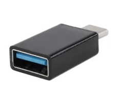 Переходник Type-C (M) - USB 2.0 (F), Black, Cablexpert (A-USB2-CMAF-01)
