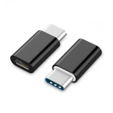 Переходник Type-C (M) - microUSB 2.0 (F), Black, Cablexpert (A-USB2-CMMF-01)