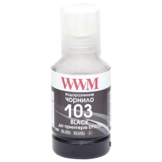 Чернила WWM Epson 103, Black, 140 мл, водорастворимые (E103B)