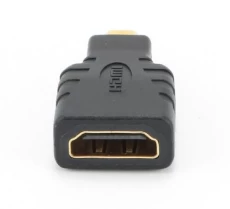 Переходник microHDMI (M) - HDMI (F), Cablexpert, Black (A-HDMI-FD)