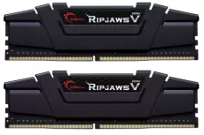 Пам'ять 32Gb x 2 (64Gb Kit) DDR4, 3200 MHz, G.Skill Ripjaws V, Black (F4-3200C16D-64GVK)