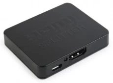 Разветвитель HDMI сигнала, Cablexpert DSP-2PH4-03, Black, на 2 порта HDMI V1.4, до 20 м