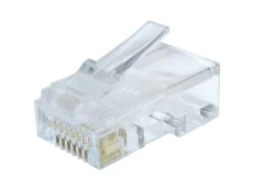 Коннектор RJ45, UTP, 100 шт, Cablexpert, модульная вилка, позолоченные контакты (LC-8P8C-002/100)