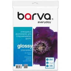 Фотопапір Barva, глянсовий, A4, 180 г/м², 100 арк, серія "Everyday" (IP-CE180-283)