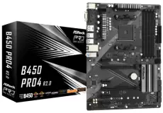 Мат.плата AM4 (B450) AsRock B450 Pro4 R2.0