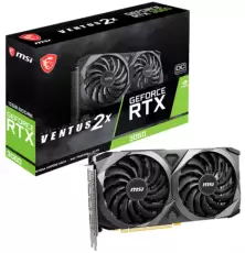 Відеокарта GeForce RTX 3060, MSI, VENTUS 2X OC, 12Gb GDDR6 (RTX 3060 VENTUS 2X 12G OC)