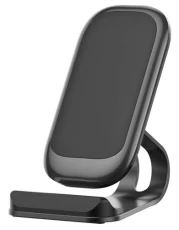 Бездротовий зарядний пристрій ColorWay, Black, 15 Вт, з підставкою для телефону, Qi (CW-CHW31Q-BK)