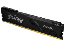 Пам'ять 16Gb DDR4, 3600 MHz, Kingston Fury Beast, Black (KF436C18BB/16)