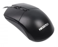 Мышь Maxxter Mc-4B01 оптическая, 4 кнопки, 2400 DPI, USB, Black