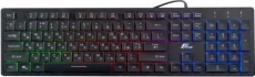 Клавиатура Frime Moonfox Rainbow RUS/UKR, USB, Black, подсветка, кабель 1.8 м (FLK18220)