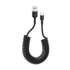 Кабель USB AM - Type-C, 1 м, Black, ColorWay, 2.4A (CW-CBUC051-BK)