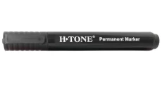 Маркер водостійкий H-Tone, Black, 2-4 мм (JJ20523B-black)