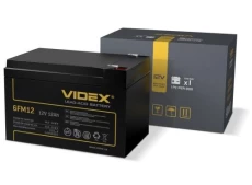 Акумуляторна батарея Videx 6FM12, 12V, 12 Агод, AGM, T2