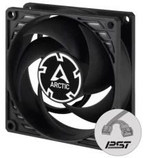 Вентилятор 80 мм, Arctic P8 PWM PST, Black (ACFAN00150A)