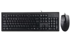 Комплект A4Tech KR-8372S, Black, дротовий, USB