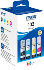 Комплект чернил Epson 103, Black / Cyan / Magenta / Yellow, 4x65 мл (C13T00S64A)