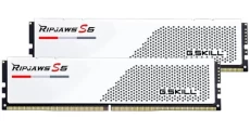 Пам'ять 16Gb x 2 (32Gb Kit) DDR5, 5200 MHz, G.Skill Ripjaws S5, White (F5-5200J3636C16GX2-RS5W)