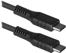 Кабель USB Type-C - USB Type-C 1 м Defender USB99-03H, Black (87854)
