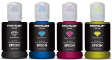 Комплект чернил Printalist Epson, 4x140 мл, водорастворимые (PL-INK-EPSON-SET4)