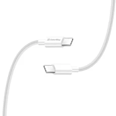 Кабель USB Type-C - USB Type-C 1 м ColorWay White (CW-CBPDCC058-WT)